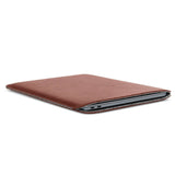 Woolnut Ægte Læder MacBook / Laptop Sleeve (350 x 245mm) - Brun