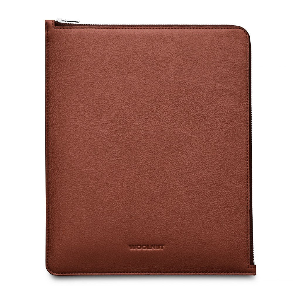 Woolnut Ægte Læder Sleeve til iPad / Tablet (26.5 x 32.5 cm) - Brun