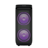 Xceed Sound Transporterbar 10" Bluetooth Højtaler - inkl. Trådløs Mikrofon & Lys - Sort